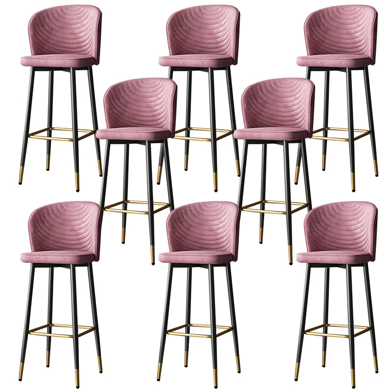 Modern Style Rotatable Barstool Pu Leather Counter Bar Stool with Metal Legs