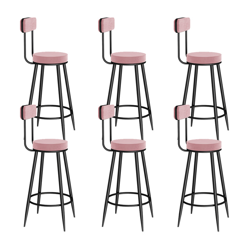 Low Back Counter Height Stools Armless Counter Bar Stool for Restaurant