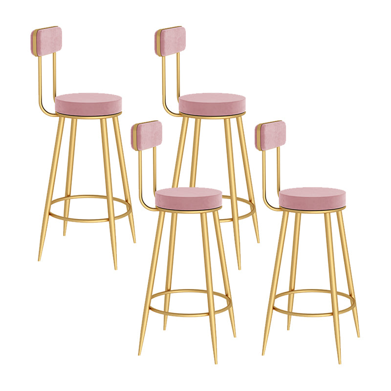 Low Back Counter Height Stools Armless Counter Bar Stool for Restaurant