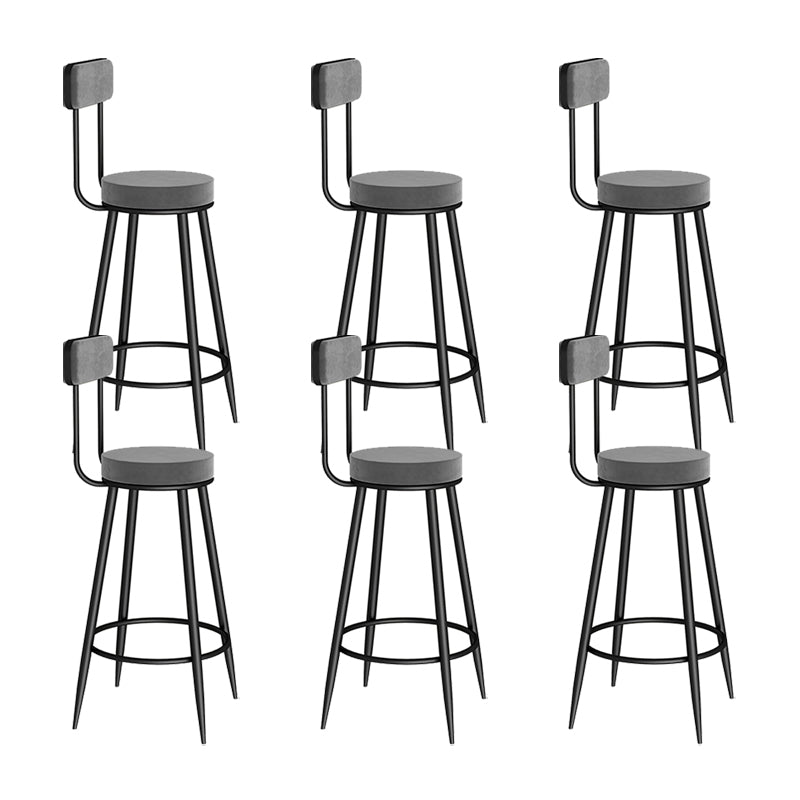 Low Back Counter Height Stools Armless Counter Bar Stool for Restaurant