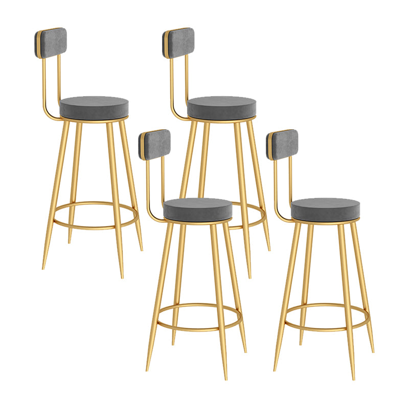 Low Back Counter Height Stools Armless Counter Bar Stool for Restaurant