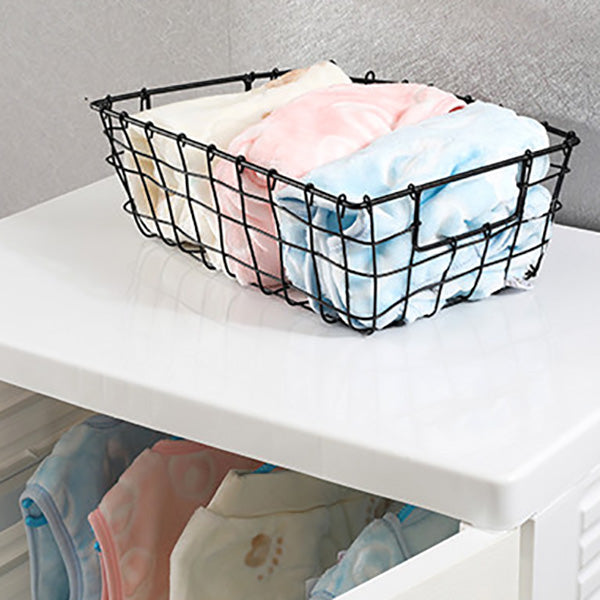 Contemporary Wardrobe Armoire with Drawer Plastic Wardrobe Cabinet