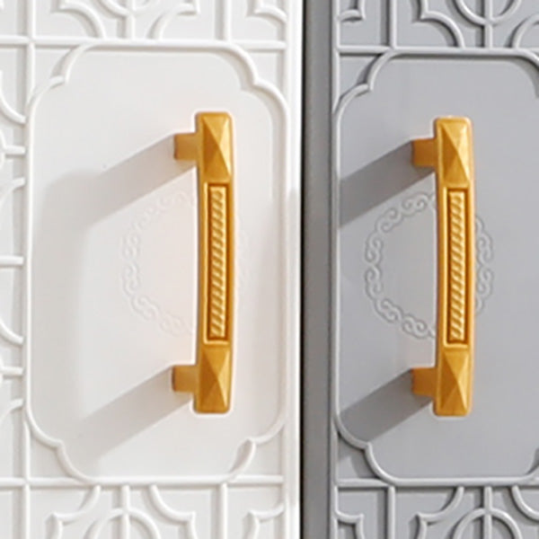 Hinged Wardrobe Cabinet with Legs Plastic Wardrobe Closet for Home