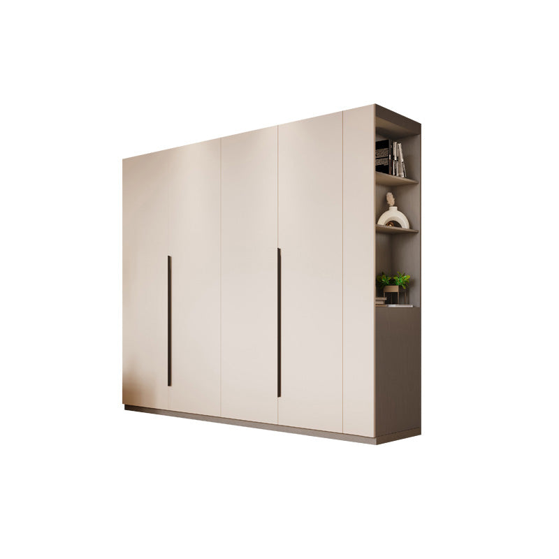 Modern Wood Wardrobe Armoire Freestanding Soft Close Doors Wardrobe Cabinet