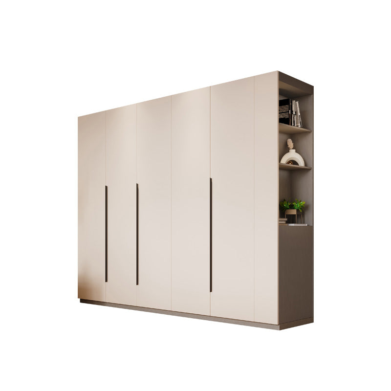 Modern Wood Wardrobe Armoire Freestanding Soft Close Doors Wardrobe Cabinet