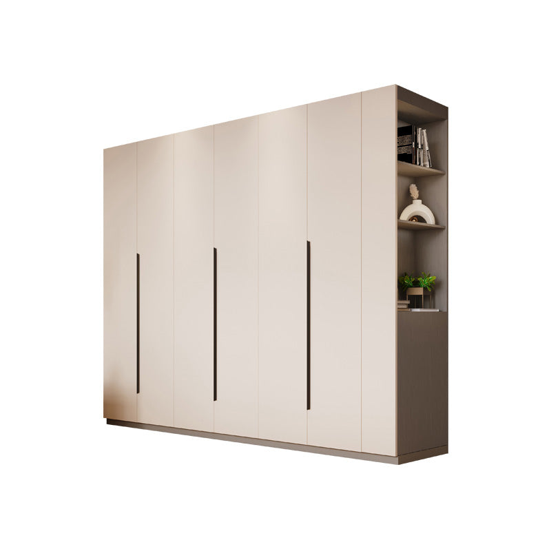 Modern Wood Wardrobe Armoire Freestanding Soft Close Doors Wardrobe Cabinet