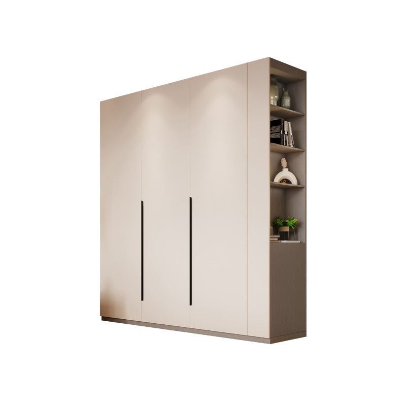 Modern Wood Wardrobe Armoire Freestanding Soft Close Doors Wardrobe Cabinet