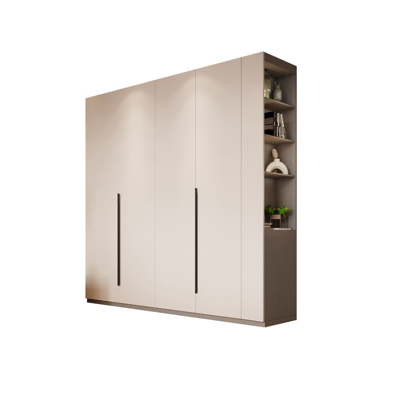 Modern Wood Wardrobe Armoire Freestanding Soft Close Doors Wardrobe Cabinet