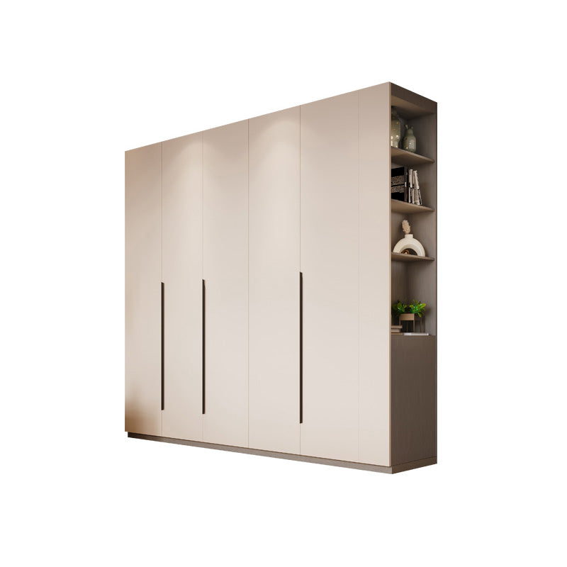 Modern Wood Wardrobe Armoire Freestanding Soft Close Doors Wardrobe Cabinet