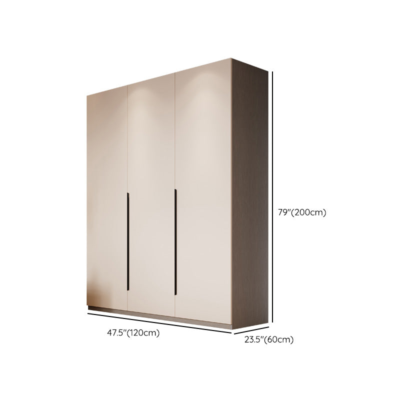 Modern Wood Wardrobe Armoire Freestanding Soft Close Doors Wardrobe Cabinet
