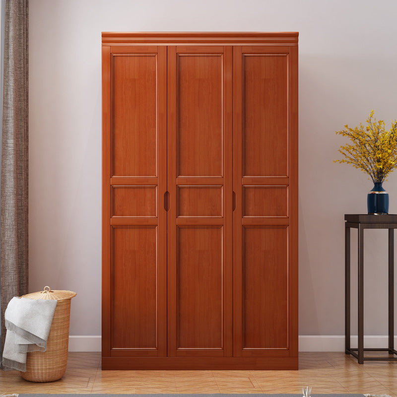 Matte Finish Rubberwood Cabinet Traditional Bedroom Storage Cabinet