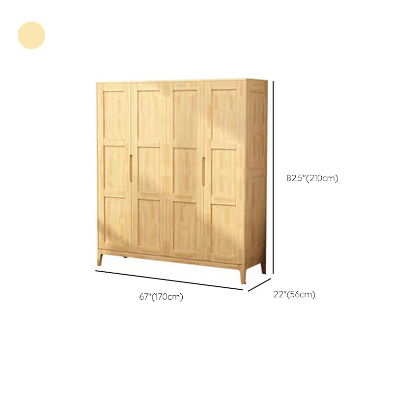 Rubberwood Bedroom Storage Cabinet Traditional Matte Finish Cabinet