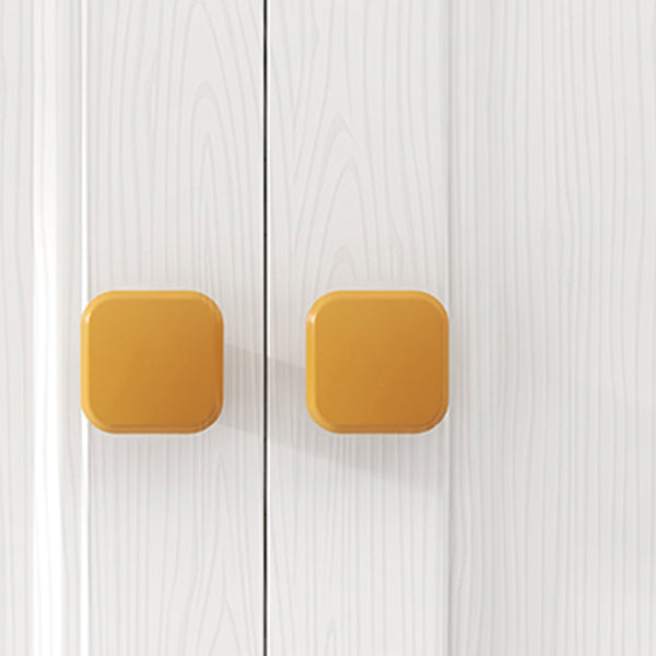 Bedroom Plastic Cabinet with Hinged Doors Matte Finish Modern Storage Cabinet