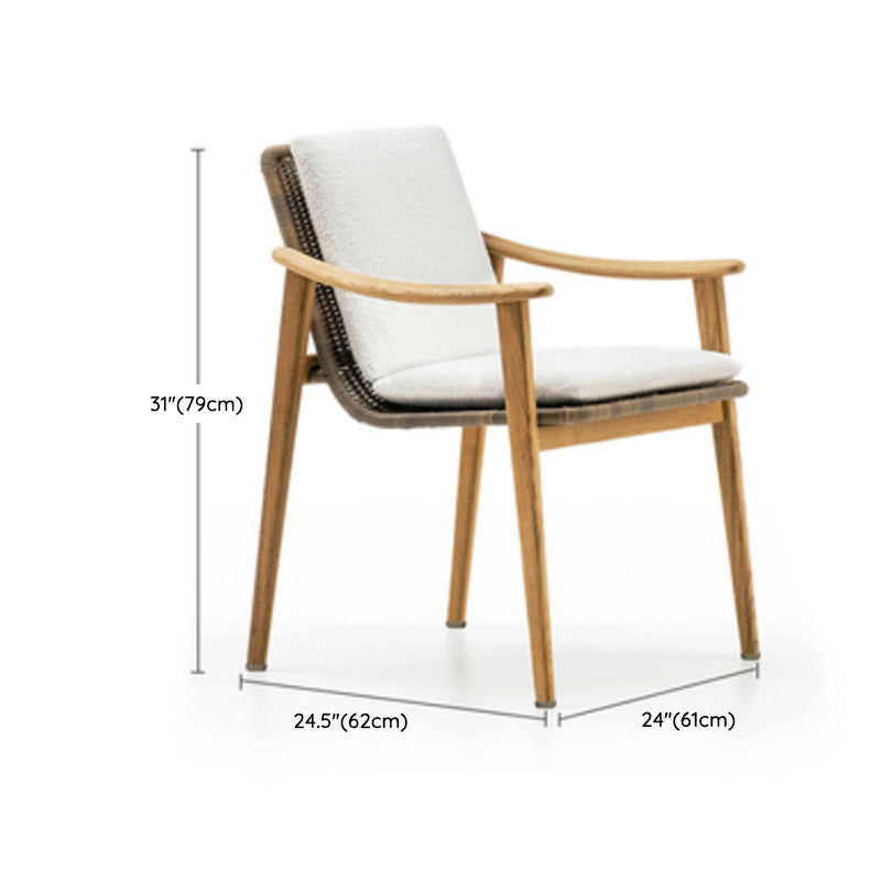 Boho Style Dining Set Solid Wood Rectangular 1/4/6 Pieces Dining Set