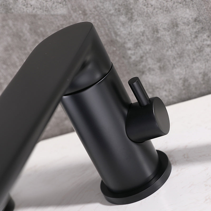 Modern Style Roman Tub Faucet Pure Color Deck-Mount Low Arc Copper Roman Tub Faucet