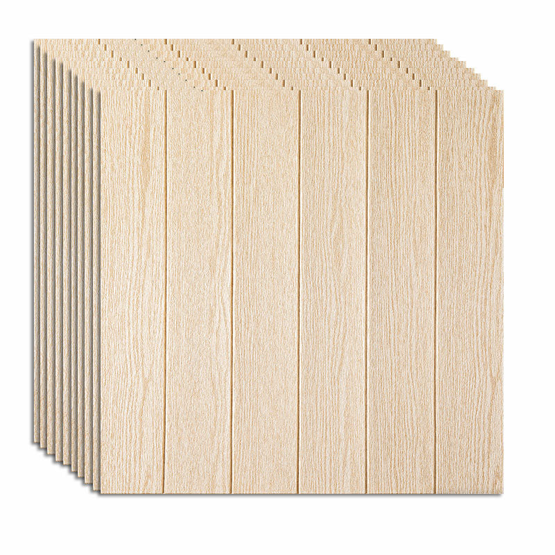Farmhouse Tin Backsplash Paneling Smooth Wall Ceiling Wood Grain Design