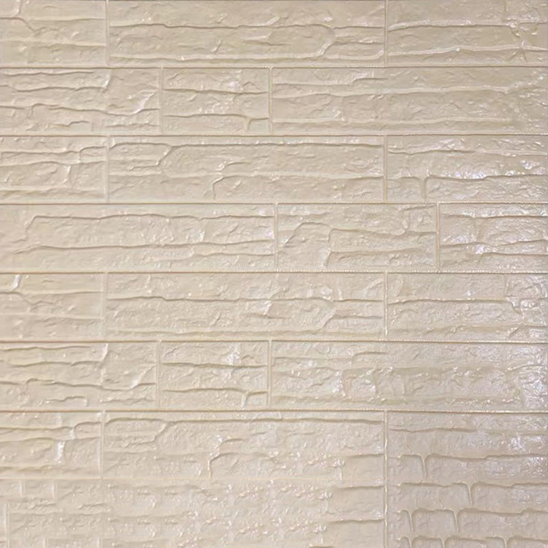 Modern Pearl Wainscoting PVC Wall Access Panel Peel and Stick Wall Tile