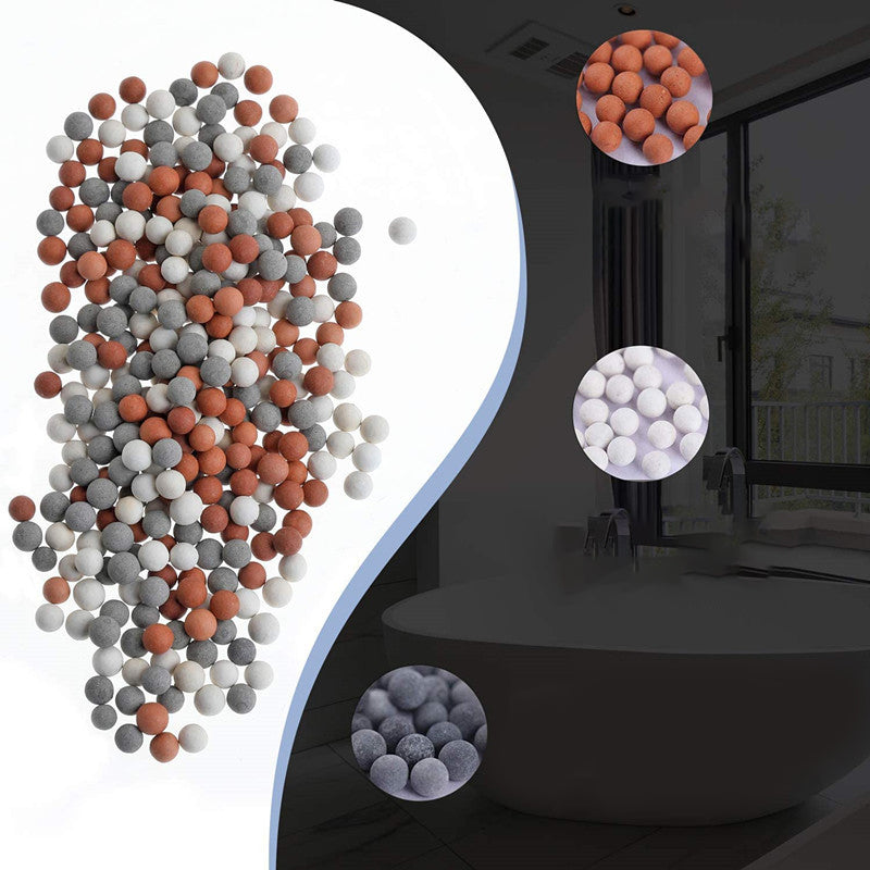 Contemporary Handheld Shower Head Round Filter Ball Spray Head in Silver