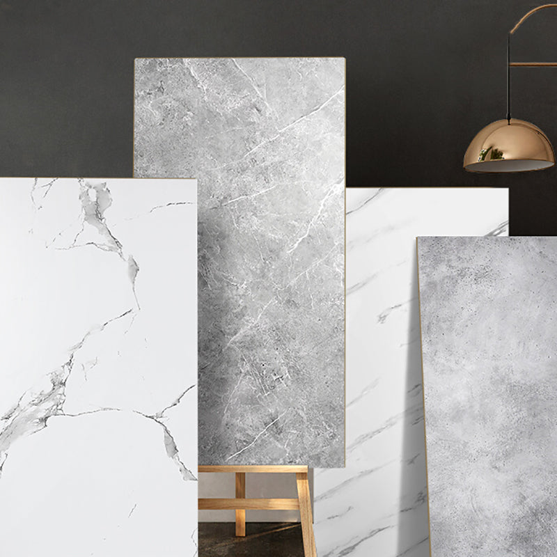 Laminate Flooring Marble Print Wooden Rectangular Indoor Laminate Floor