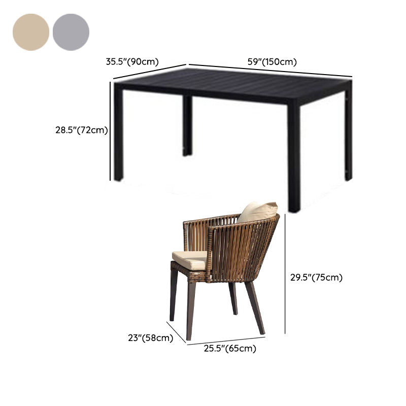 Boho Style Dining Set 2/5/7 Pieces Water Resistant Dining Set