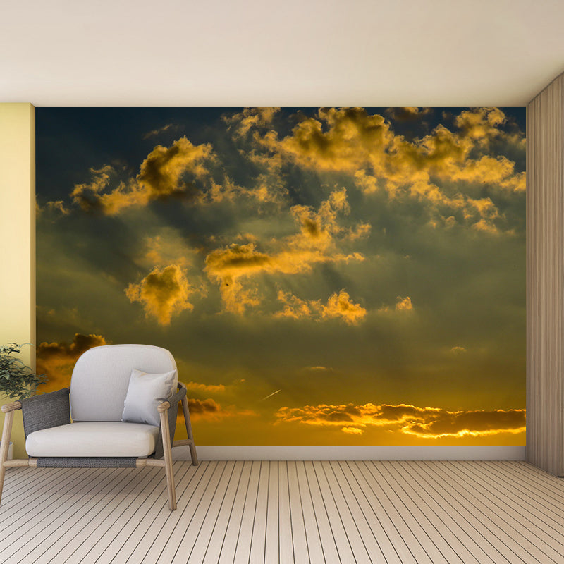 Sky Photography Wallpaper Mildew Resistant Sleeping Room Wall Mural