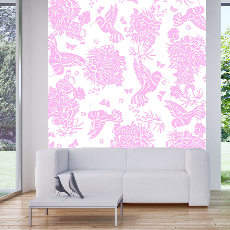 Plant Decorative Wall Mural Wallpaper Sitting Room Wall Mural