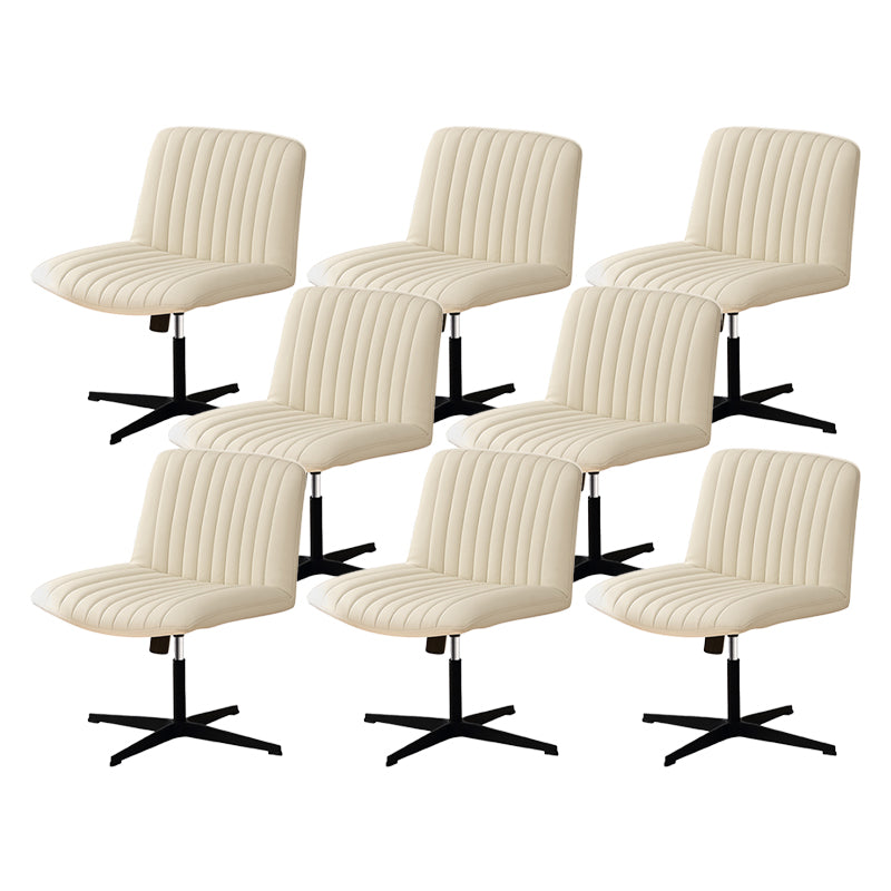 Contemporary No Arm Task Chair No Wheels Conference Chair for Office