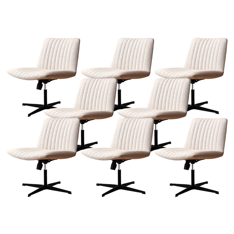 Contemporary No Arm Task Chair No Wheels Conference Chair for Office