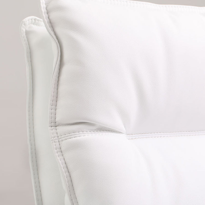 Fixed Arms Desk Chair Modern No Distressing Leather Office Chair