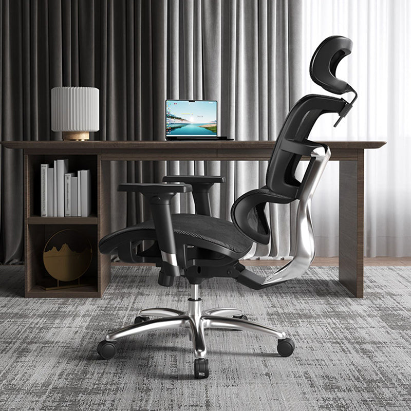 Removable Arms Desk Chair Modern No Distressing Ergonomic Office Chair with Wheels