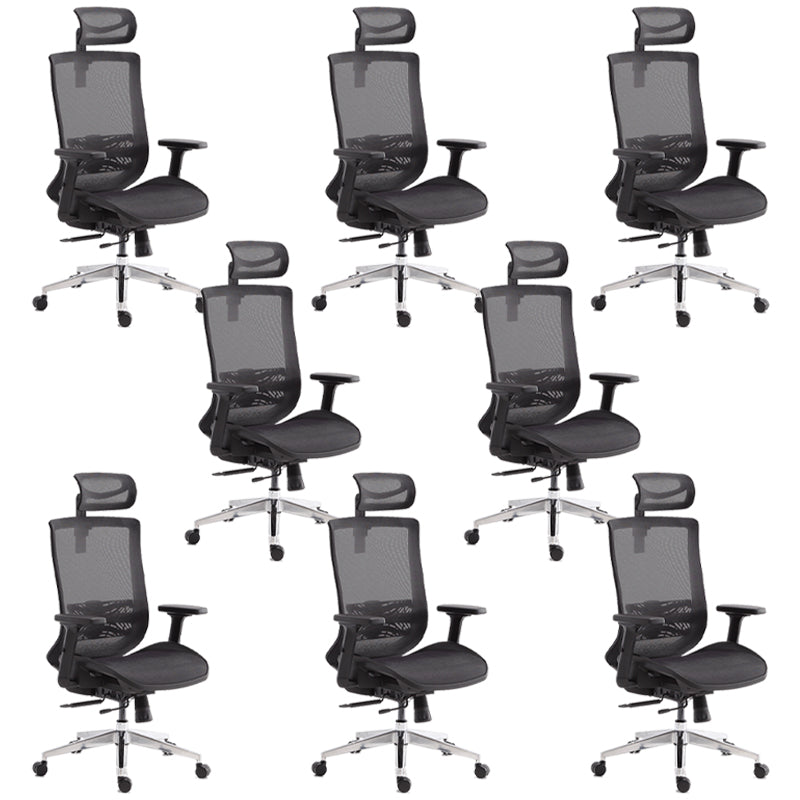 Removable Arms Desk Chair Modern No Distressing Office Chair with Wheels