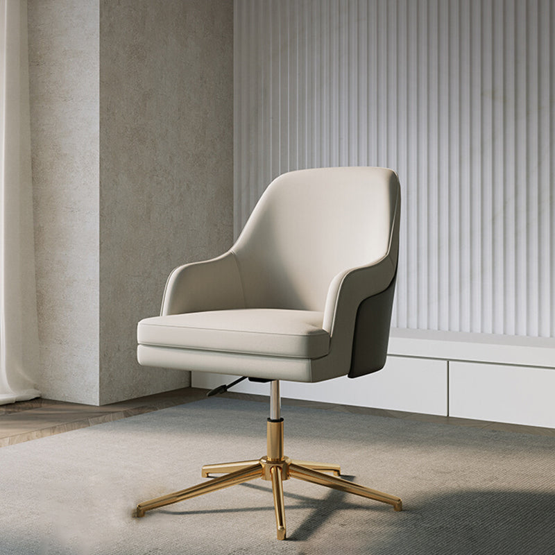 Modern Swivel Chair Adjustable Seat Height No Arms Office Chair