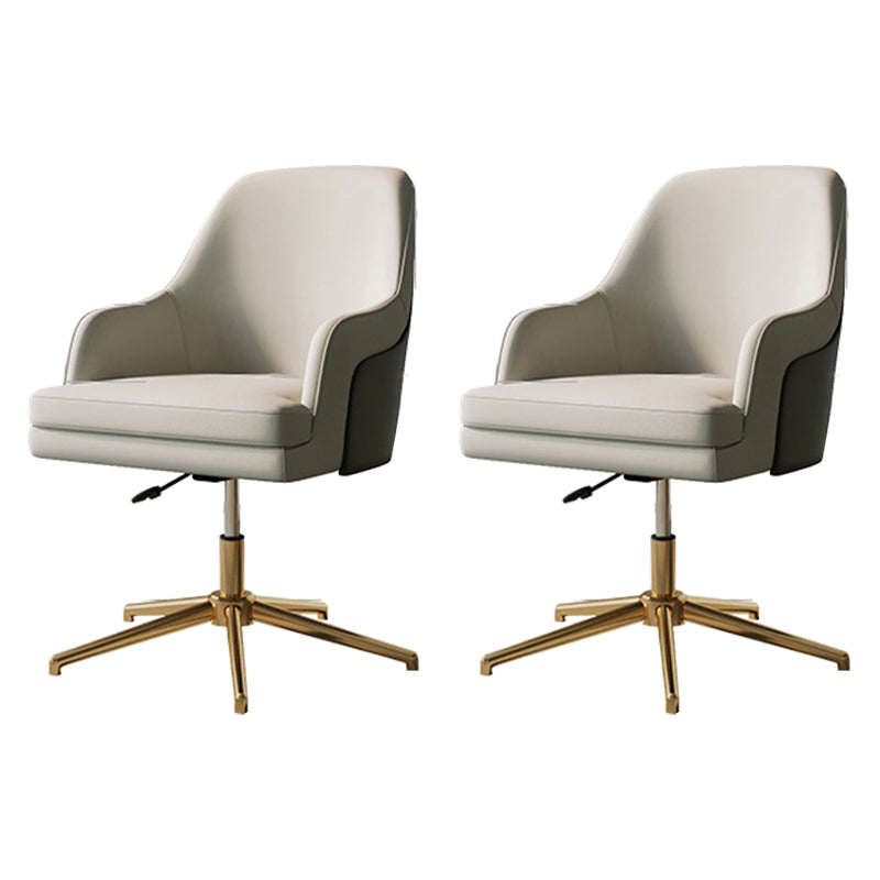 Modern Swivel Chair Adjustable Seat Height No Arms Office Chair