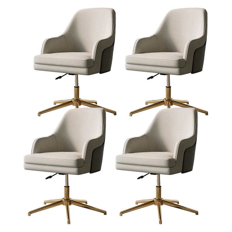 Modern Swivel Chair Adjustable Seat Height No Arms Office Chair