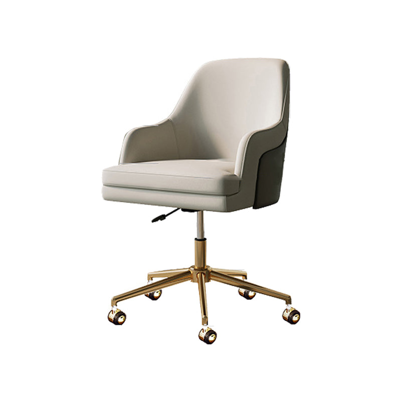 Modern Swivel Chair Adjustable Seat Height No Arms Office Chair