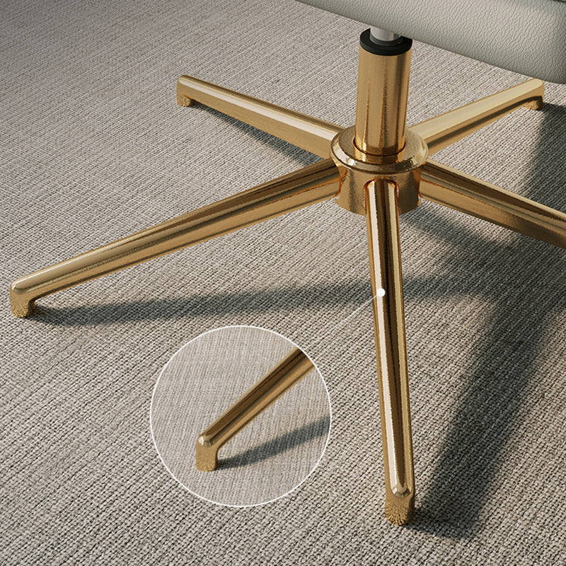 Modern Swivel Chair Adjustable Seat Height No Arms Office Chair