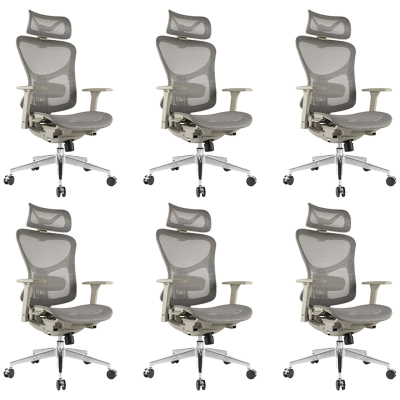 Removable Arms Desk Chair Ergonomic Modern Office Chair with Wheels