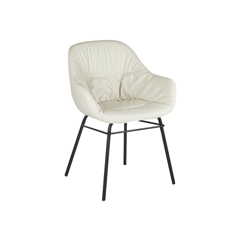 Contemporary No Arm Desk Chair Legs Included Conference Chair for Office