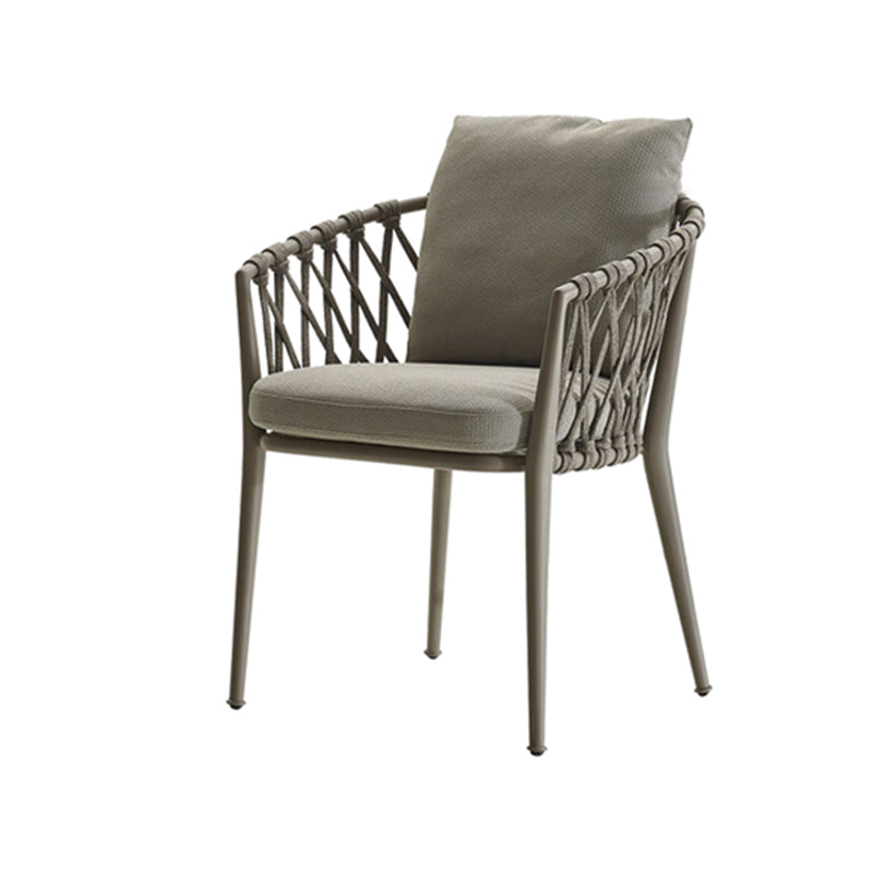 Boho Style Rectangular Dining Set Metal Base 1/3/5/7 Pieces Dining Set