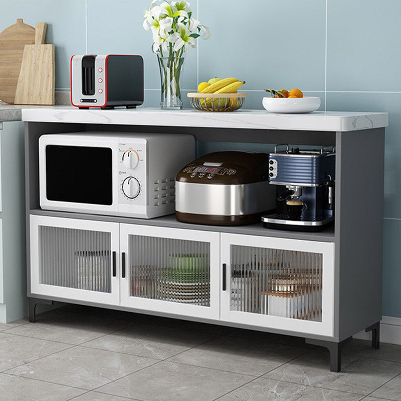 Modern Kitchen Island Table Dining Room Stationary Prep Table