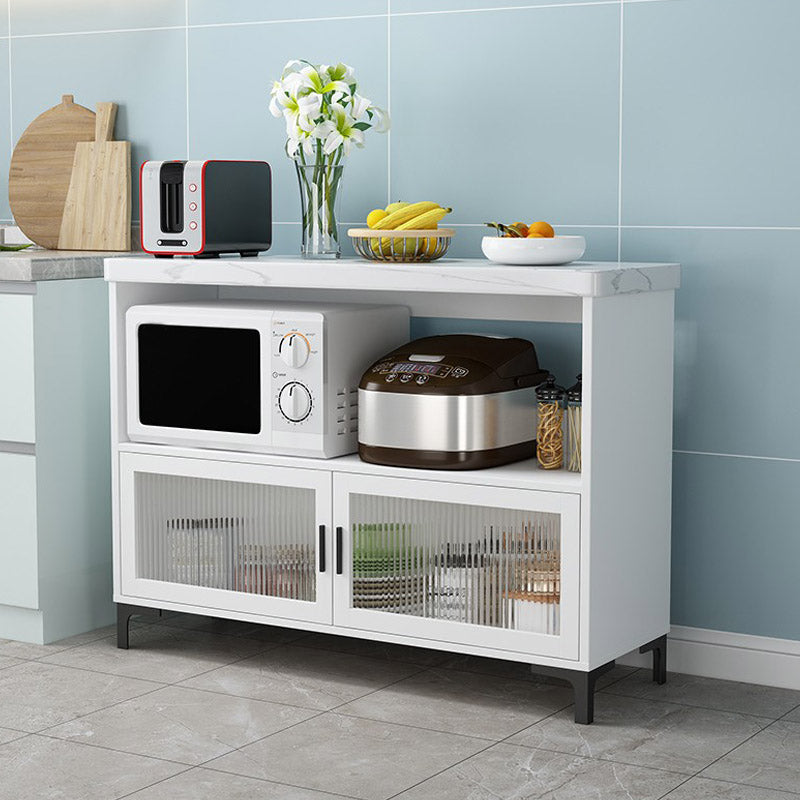 Modern Kitchen Island Table Dining Room Stationary Prep Table