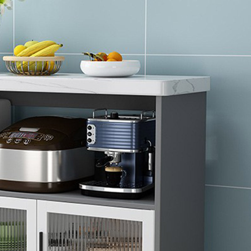 Modern Kitchen Island Table Dining Room Stationary Prep Table