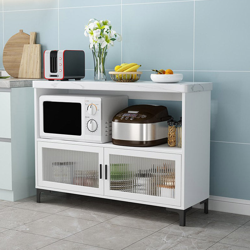 Modern Kitchen Island Table Dining Room Stationary Prep Table