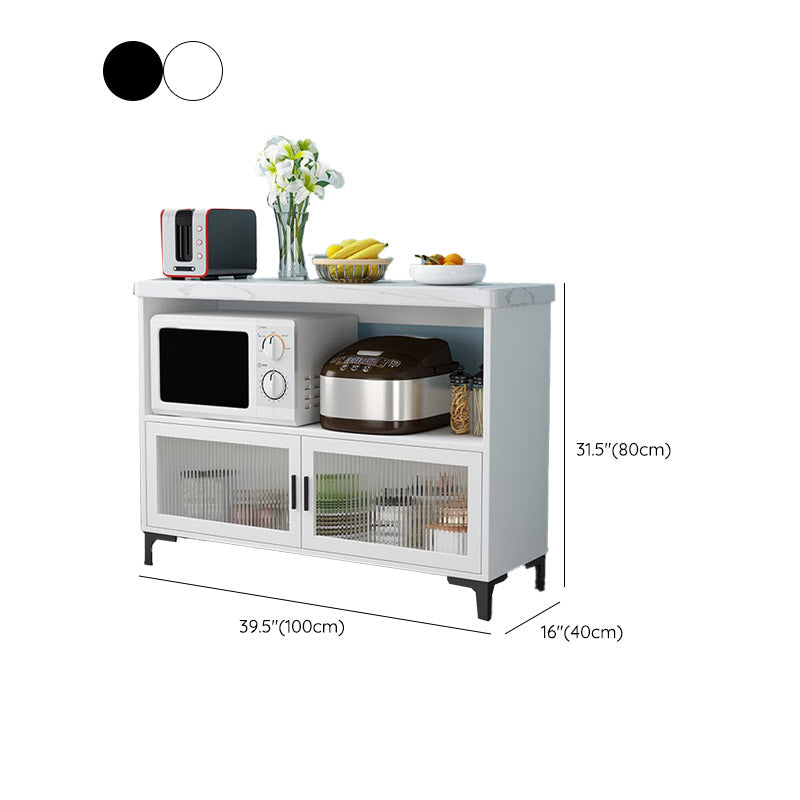 Modern Kitchen Island Table Dining Room Stationary Prep Table