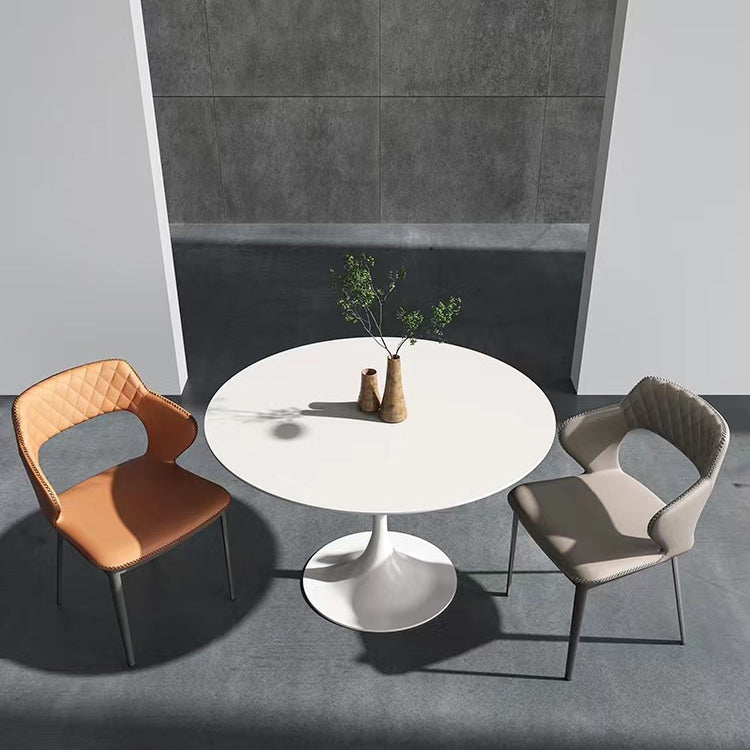 Dining Room Dinner Kitchen Table Tulip Base Round Dining Table