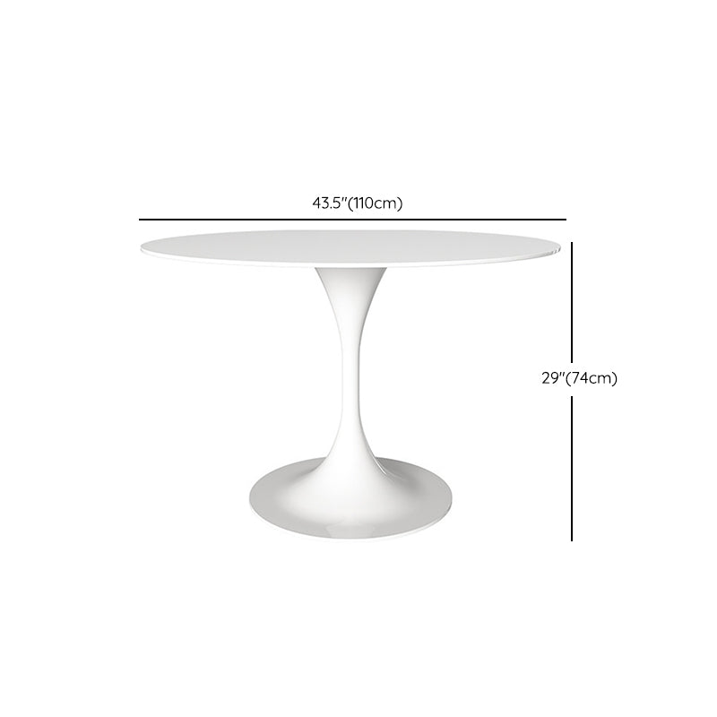 Dining Room Dinner Kitchen Table Tulip Base Round Dining Table