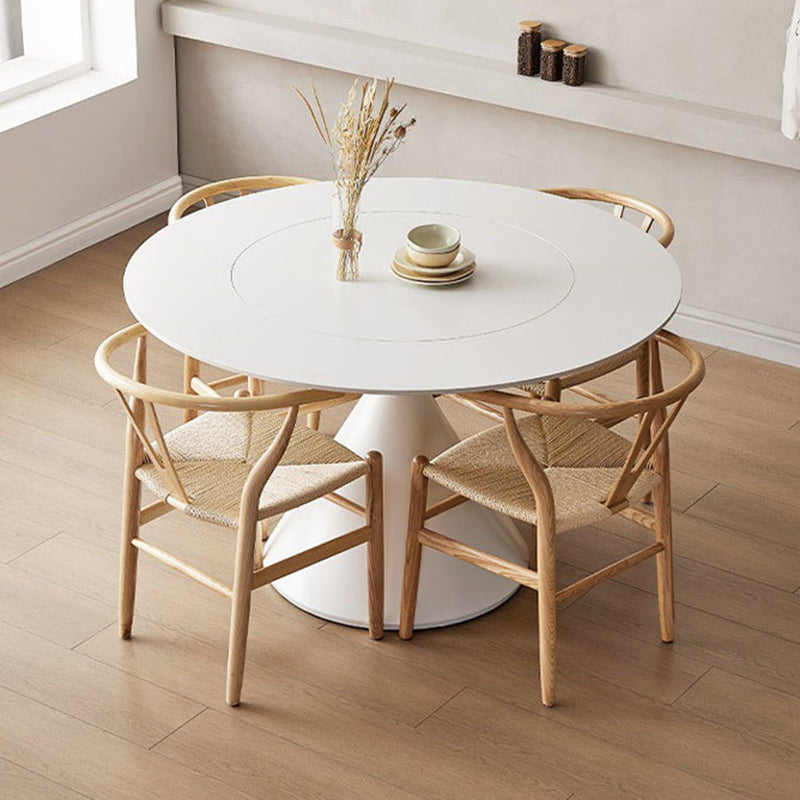 Dining Room Dinner Kitchen Table Round Tulip Base Dining Table