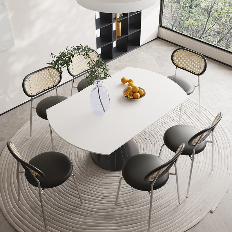 Dining Room Dinner Kitchen Table Modern Tulip Base Dining Table