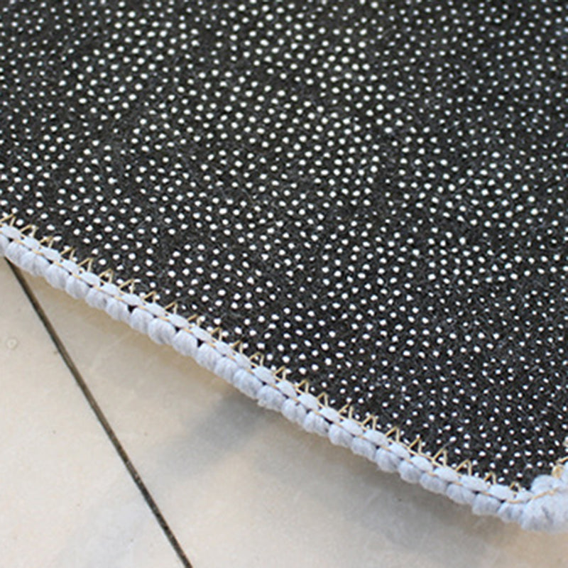 Yellow Modern Rug Polyester Color Block Indoor Rug Stain Resistant Rug for Home Decoration