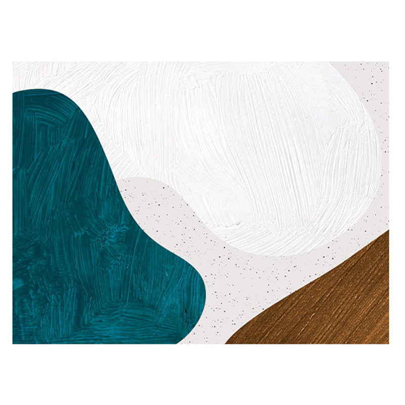 Modern Brown Rug Polyester Color Piece Area Rug Washable Rug for Living Room